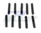 Set de 10 entretoises nylon noir femelle-femelle 40mm M3