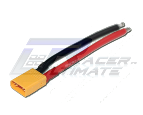 XT30 plug male with wire AWG16 15cm