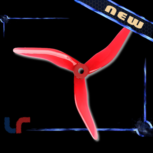 4 crystal red propellers Dalprop NEPAL 51435 tri blade (2CW+2CCW)